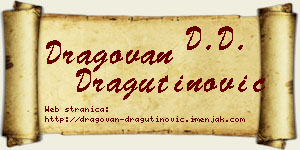 Dragovan Dragutinović vizit kartica